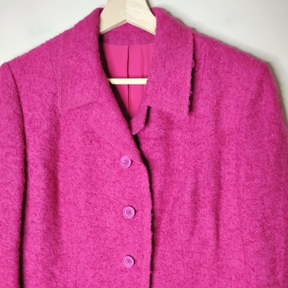 Towncliffe Vintage Hand Tailored Pink Blazer Union Made - Picture 4 of 9